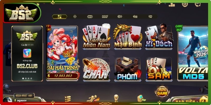 Game B52Club là chuyên mục quy tụ mọi sản phẩm hot năm 2026