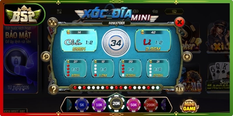 Mini Game B52Club – Giải Trí Nhanh Gọn Và Đa Dạng 2 Mini Game B52Club là hệ thống trò giải trí được xây dựng theo hướng nhanh gọn