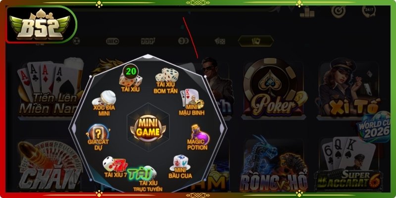 Mini Game B52Club – Giải Trí Nhanh Gọn Và Đa Dạng 4 Xóc đĩa Mini được yêu thích tại B52Club
