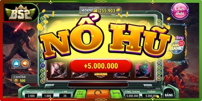 Hiệu ứng Nổ hũ B52Club  sống động